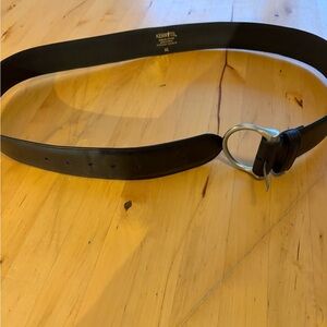 Kerrits Black Belt with Silver Buckle